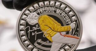 Royal Mint produz moeda de colecionador em homenagem à Freddie Mercury