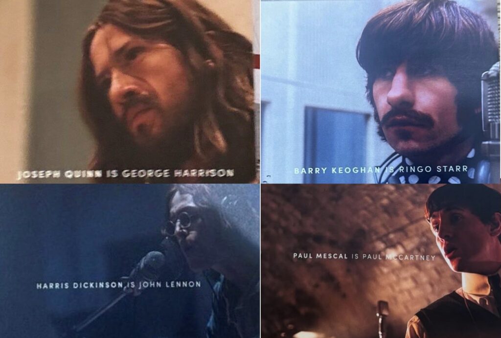 Atores que farão o filme dos Beatles