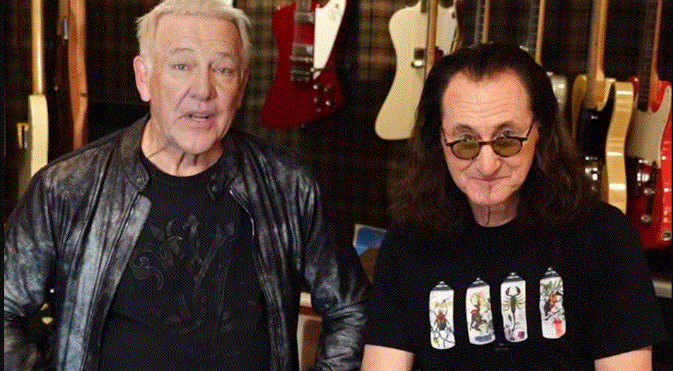 Imagem mostra o rush com guitarras ao fundo