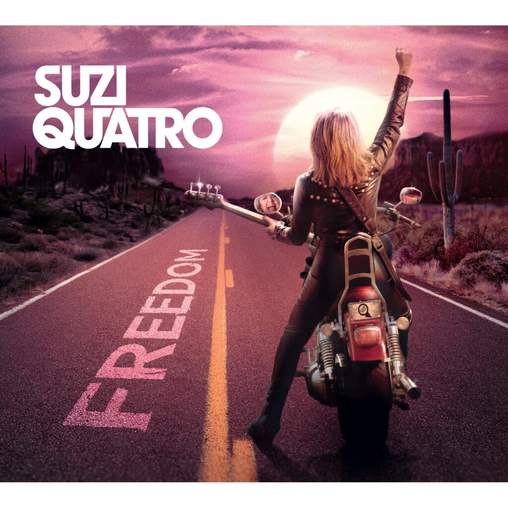 Capa do novo álbum da Suzi Quatro