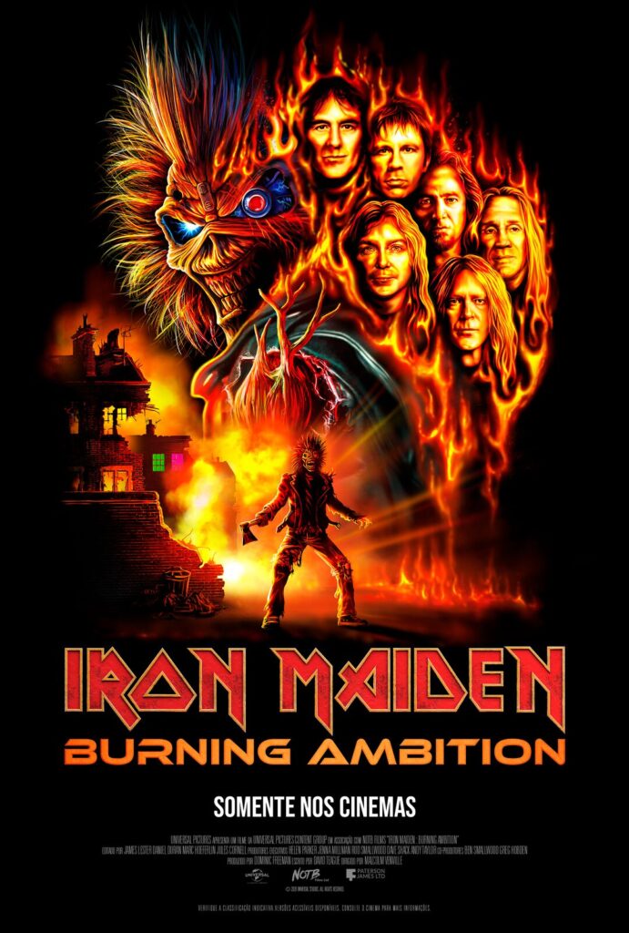 Iron Maiden divulga primeiro trailler do documentário Burning Ambition